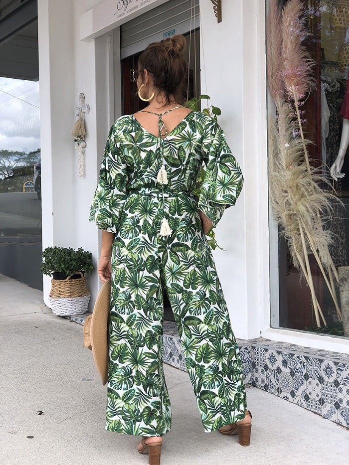 Bahamas Jumpsuit - Palm