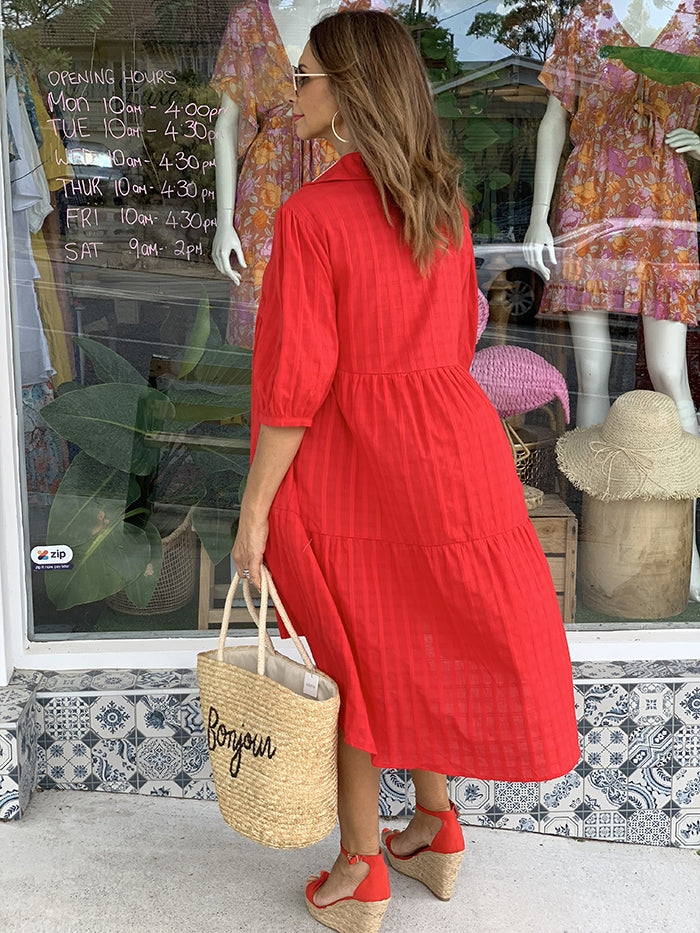 Mistletoe Dress - Red