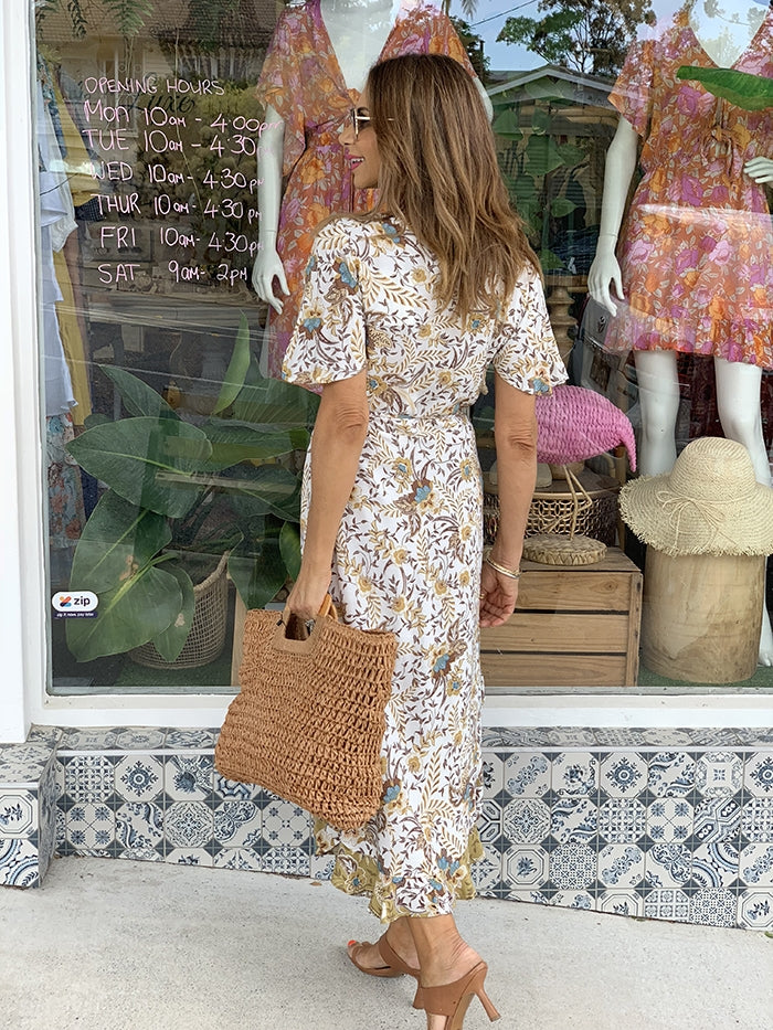 Island Jade Dress - Floral