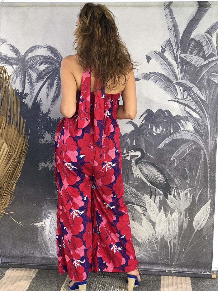 Sunset Jumpsuit - Bold Pink