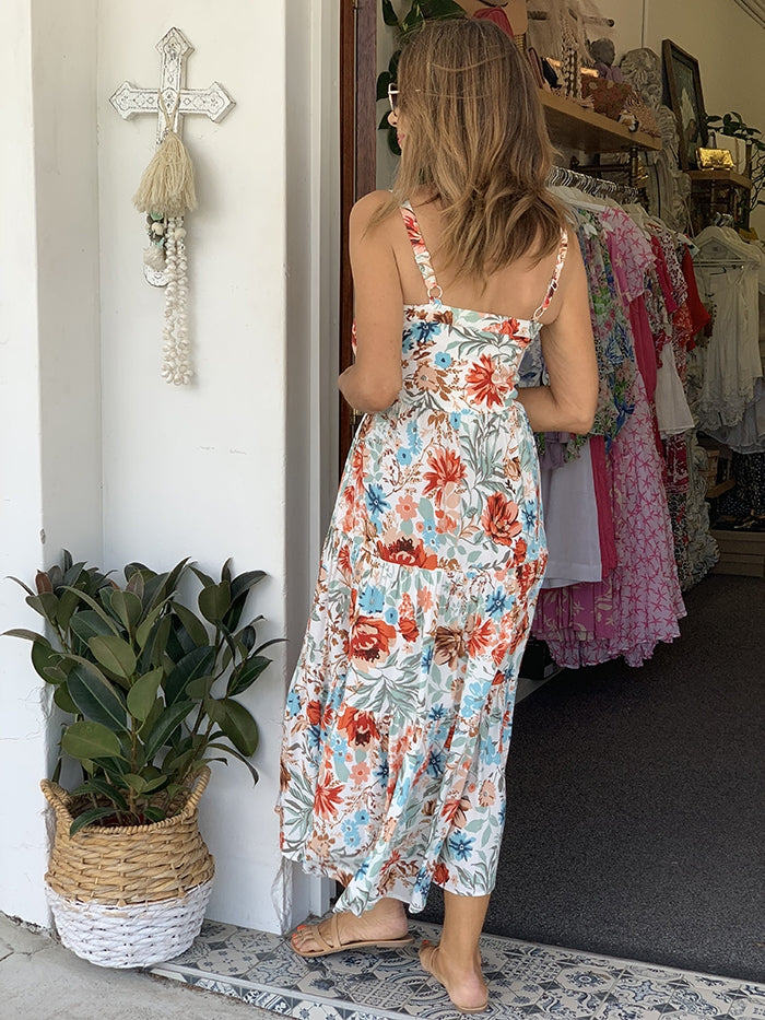 Pertessa Floral Midi Dress
