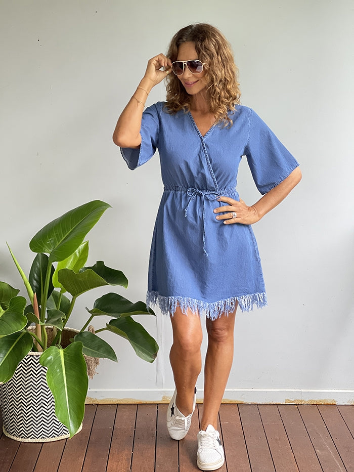 Mid Blue Denim Dress
