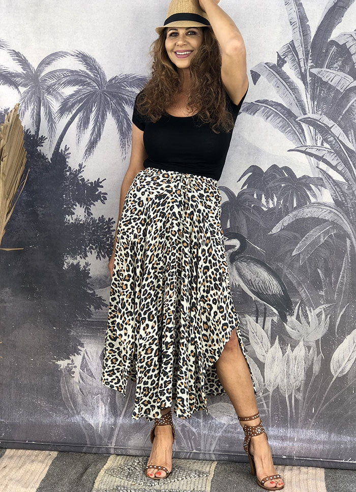 Ra Ra Skirt - Leopard