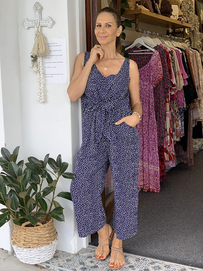 Lina Jumpsuit - Navy