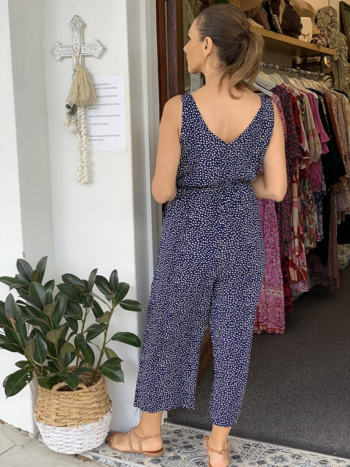 Lina Jumpsuit - Navy