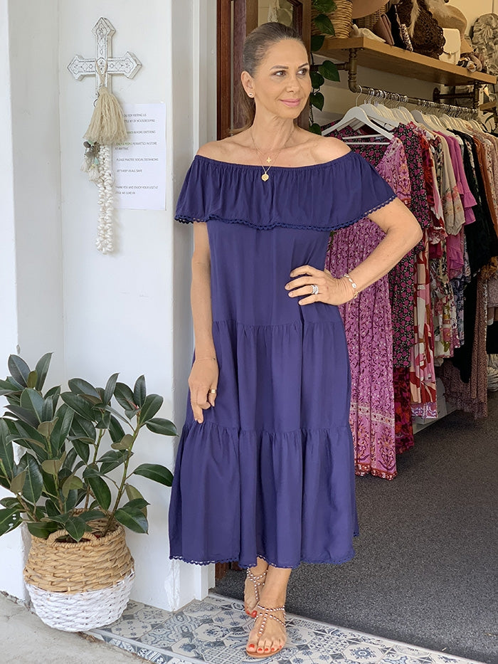 Kamirina Dress - Navy