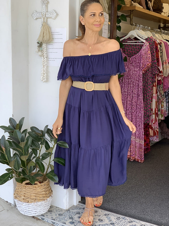 Kamirina Dress - Navy