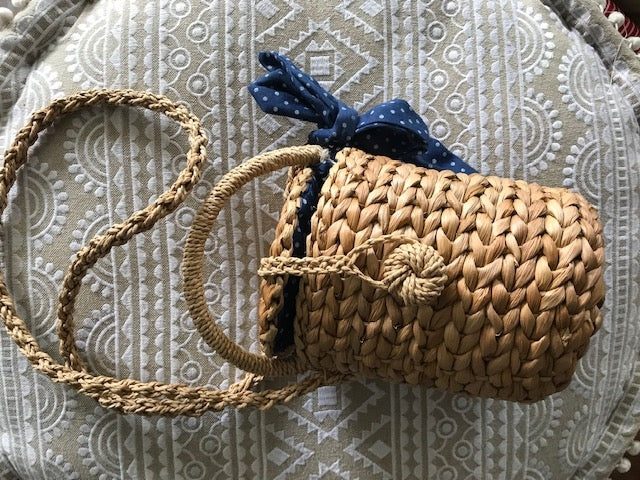 Weave Basket Bucket Bag