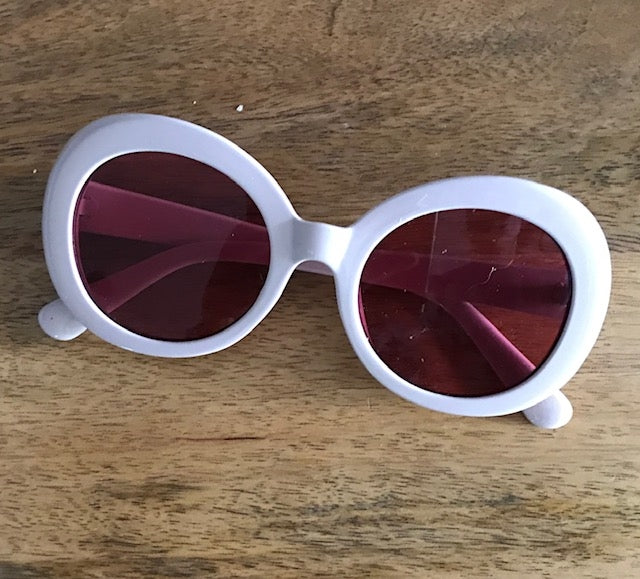 Audrey Oversize Sunglasses - Nude