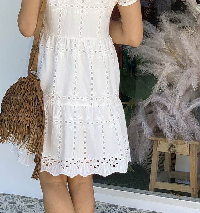 Dorota Dress – White