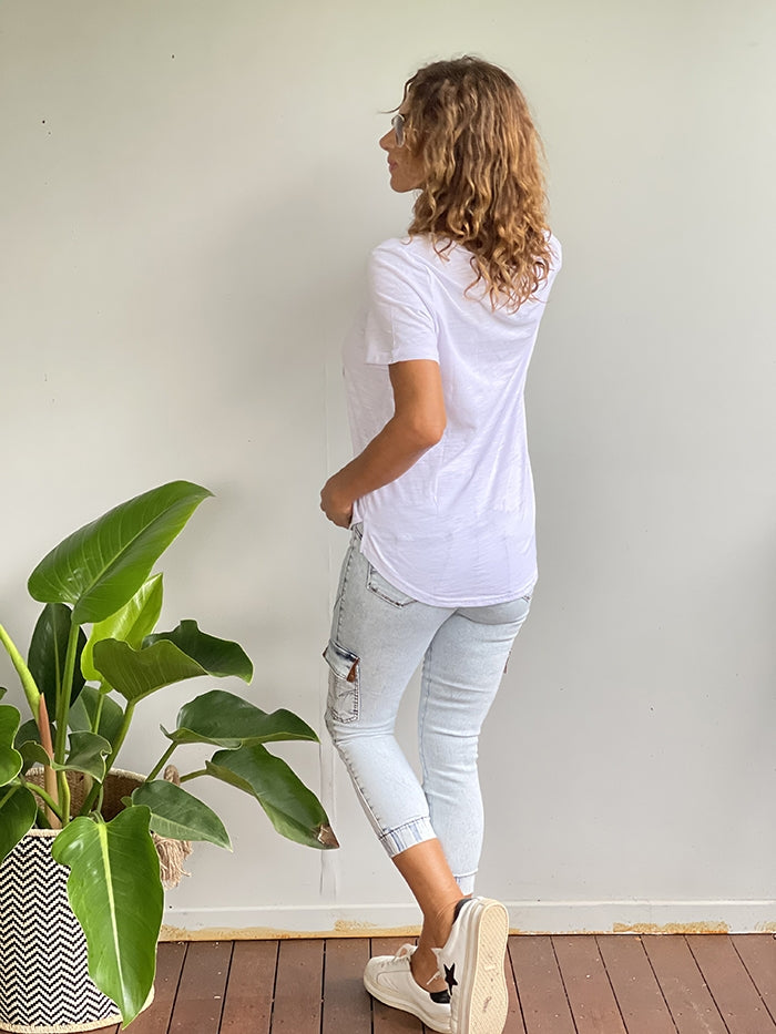 Ave Beaded Tee
