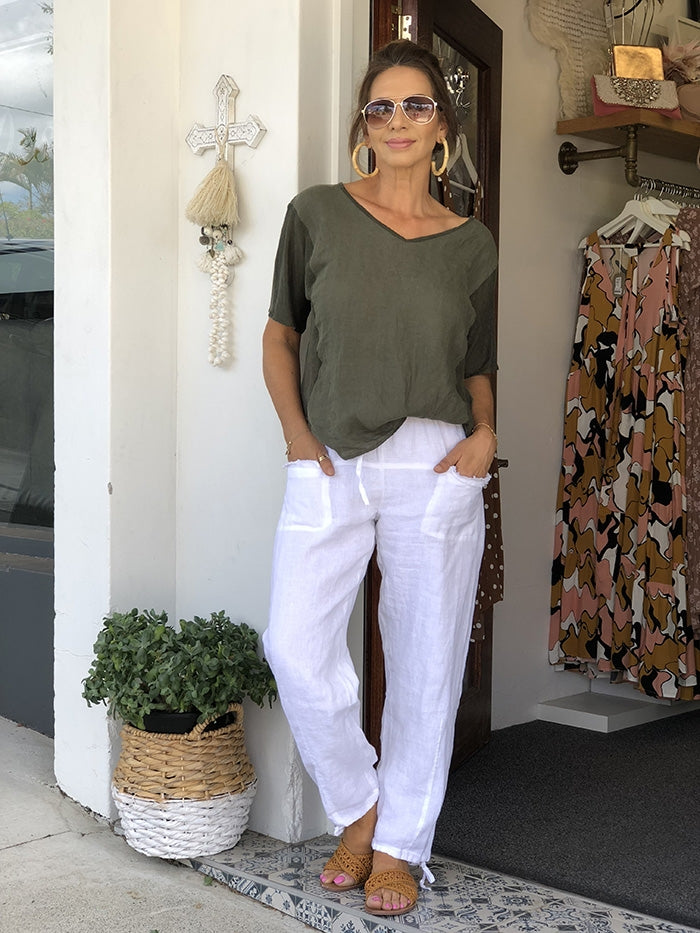 Livorno Top - Jungle Green