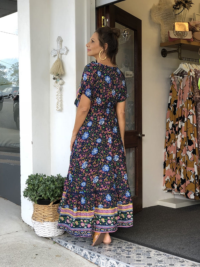Navy Paragon Maxi Dress