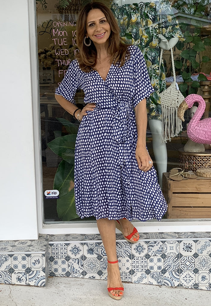 Come Fly With Me Dress - Del Mar Print