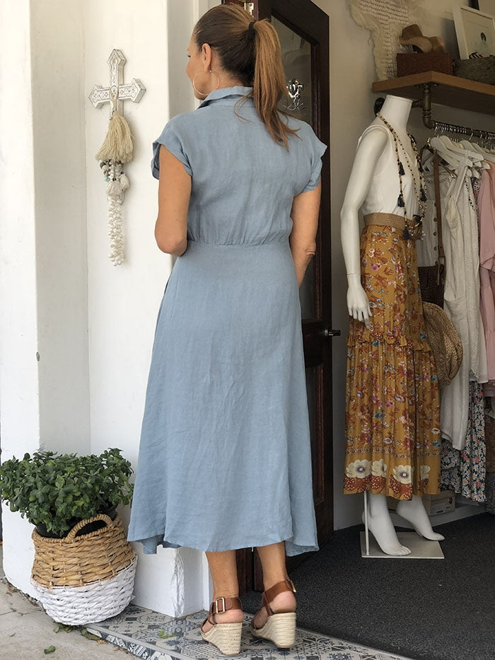 Musings Dress - Blue