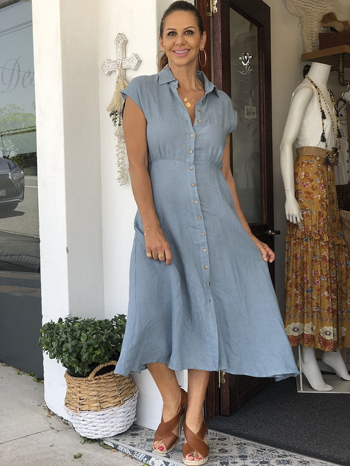 Musings Dress - Blue