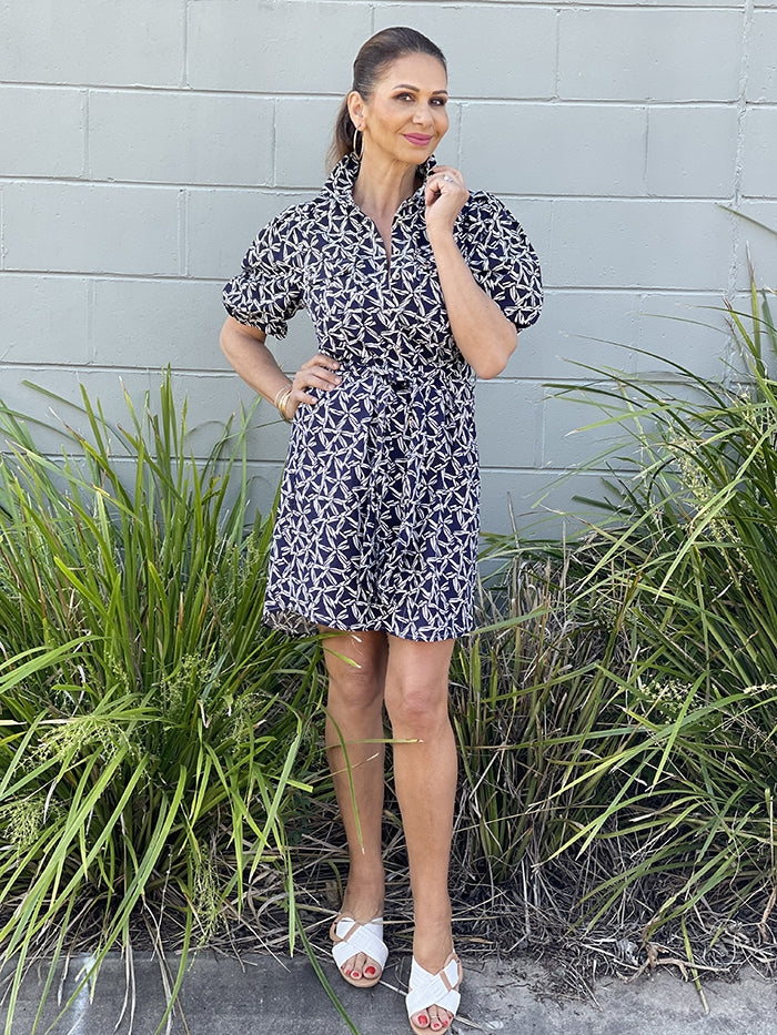 Greta Dress - Navy