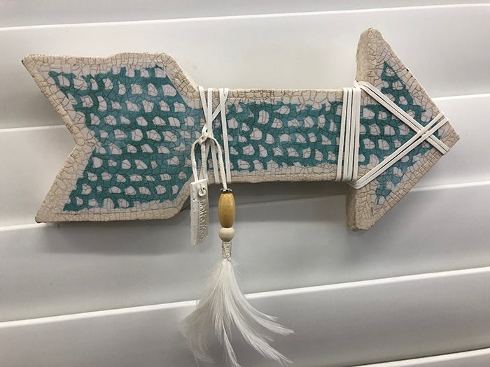 Boho Arrow - Blue White