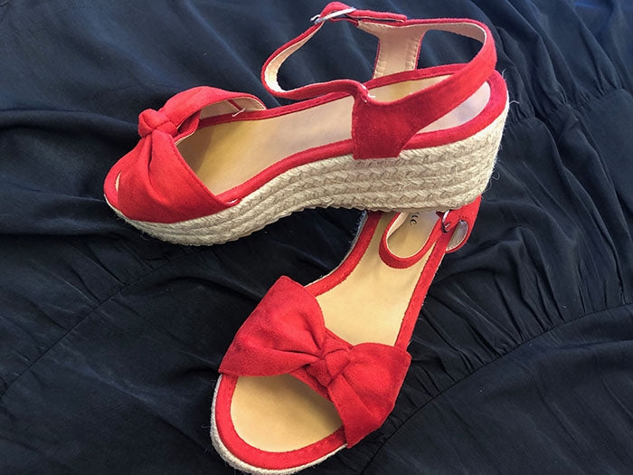 Riviera Wedge - Red
