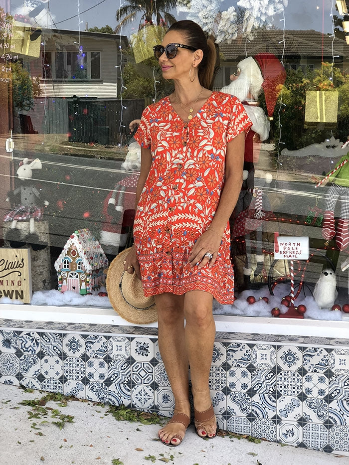 Renee Print Dress