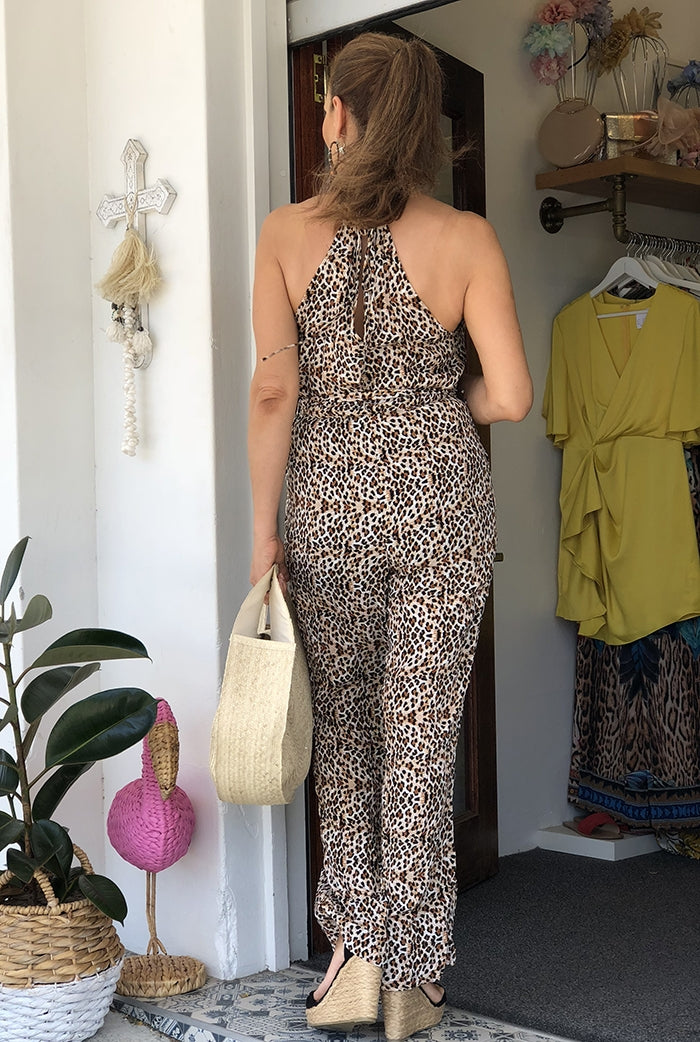 Kensley Leopard Jumpsuit