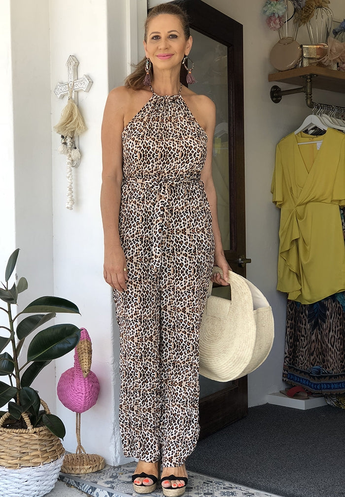 Kensley Leopard Jumpsuit