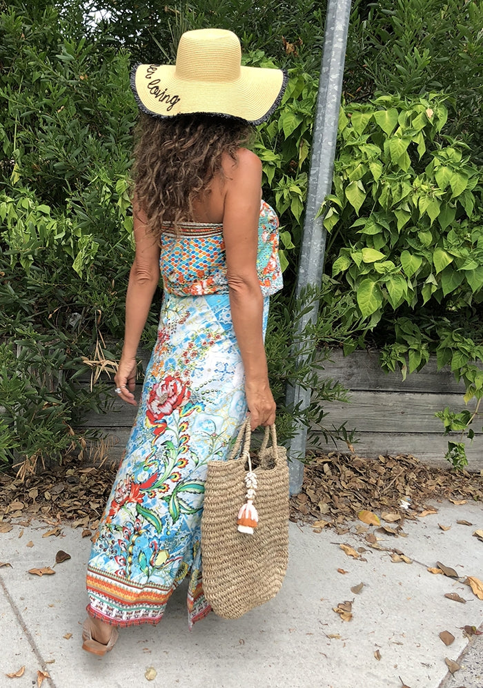 Island Strapless Maxi