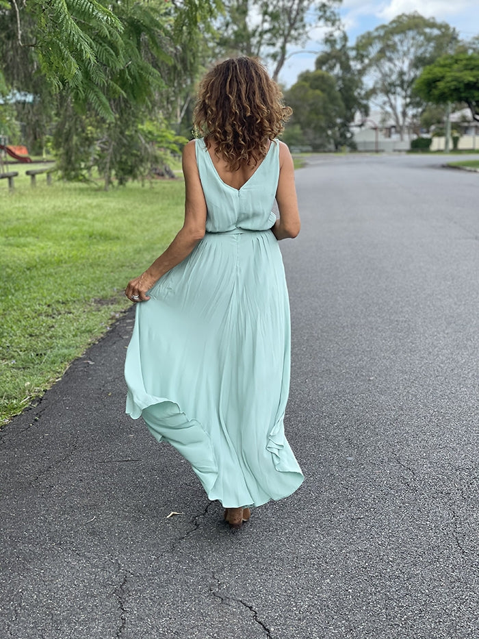 Kinsley Dress - Sage