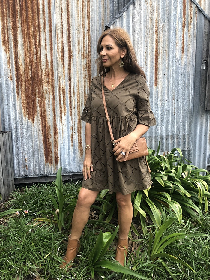 Rimini Dress - Khaki