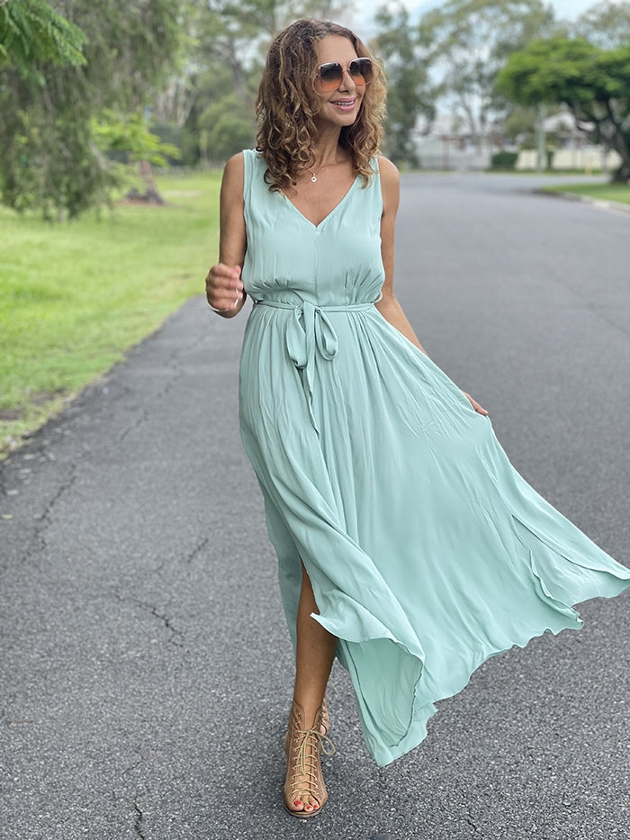 Kinsley Dress - Sage