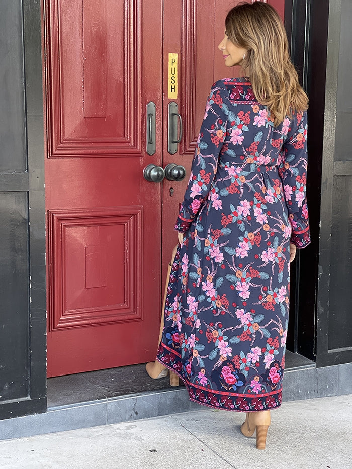 Midnight Garden Print Dawson Maxi