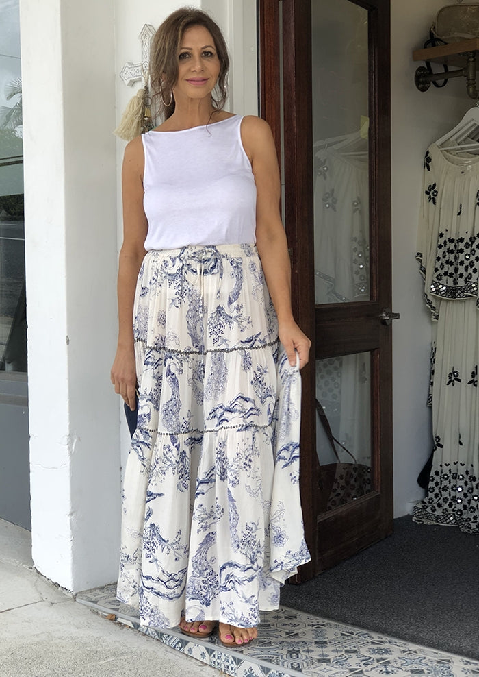 Bluebird Gypsy Maxi Skirt