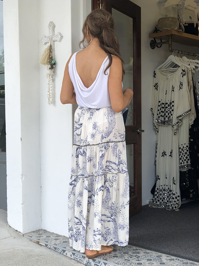Bluebird Gypsy Maxi Skirt