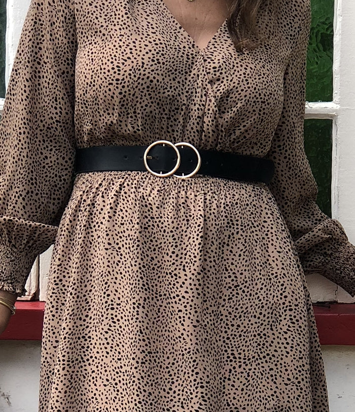 Double Loop Belt - Black