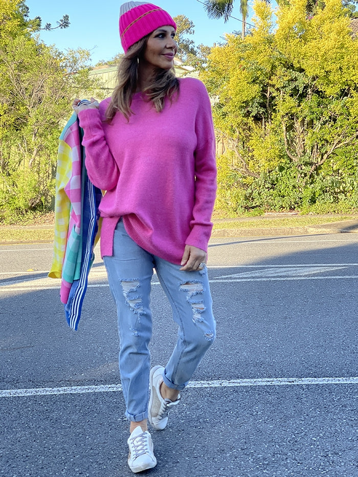 Hot Pink Cozi Knit