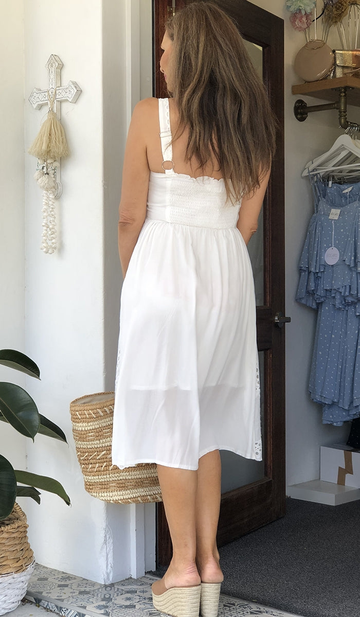 Angelina White Dress
