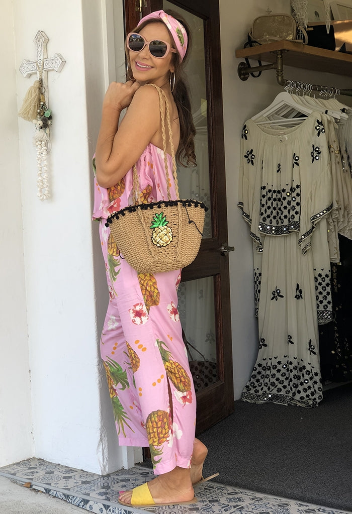 Pink Pineapple Jumpsuit