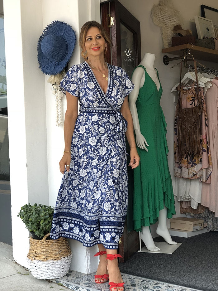 Channa Dress - Navy