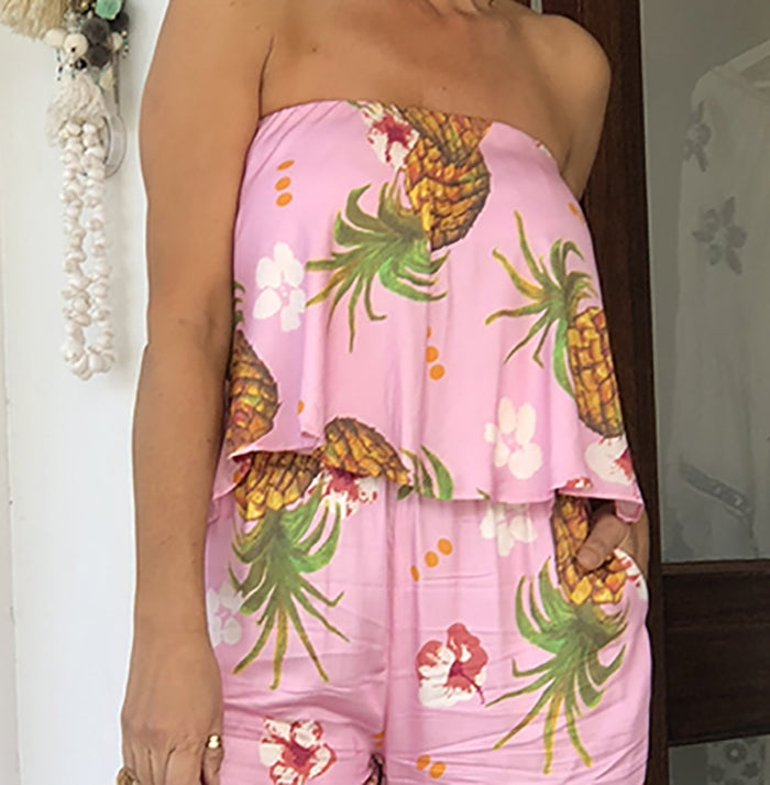 Pink Pineapple Jumpsuit