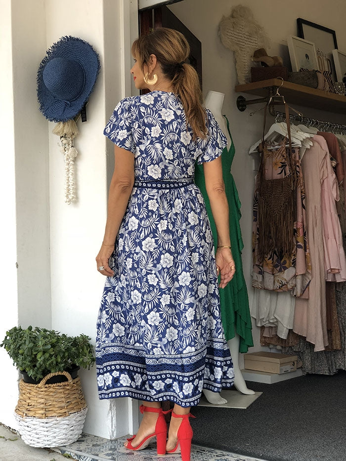 Channa Dress - Navy