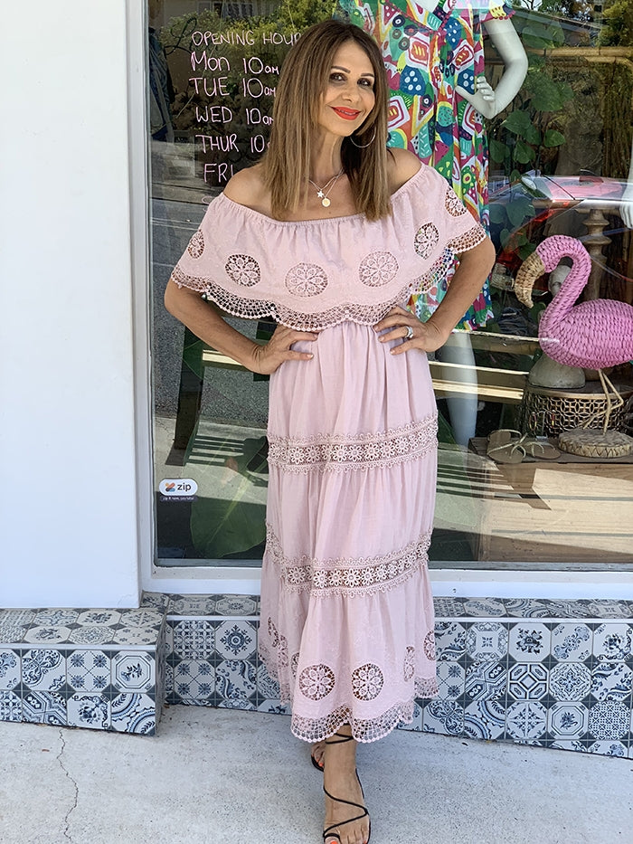 Saffi Dress - Blush