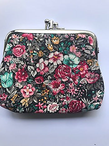 Multi Floral Coin Purse