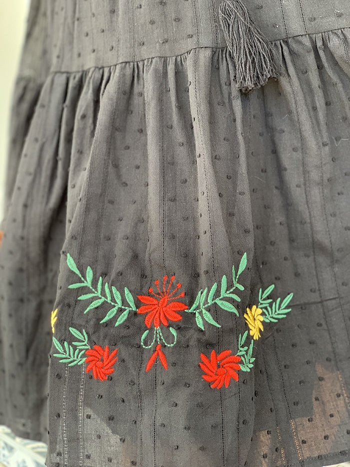 Daisy Days Dress - Black
