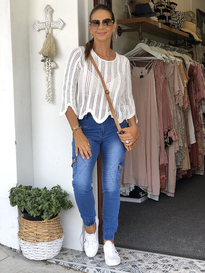 Natalia Crochet Top