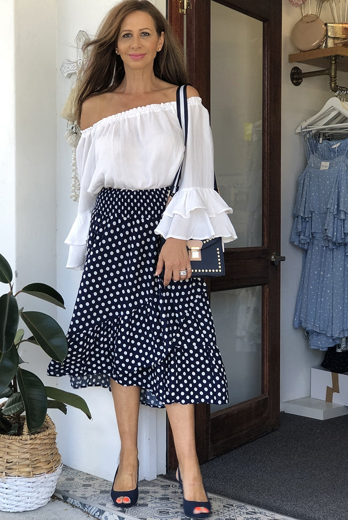 Havana Spot Skirt