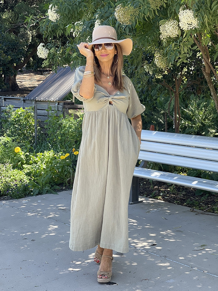 Lani Midi Dress - Khaki