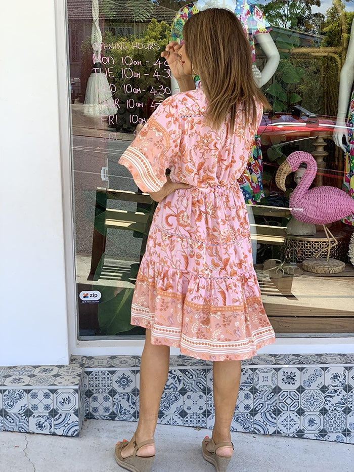 Alliria Dress - Pink Floral