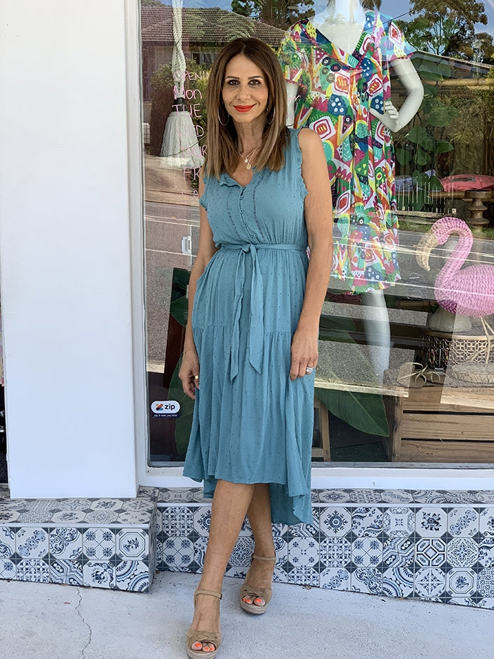 Havira Dress - Teal