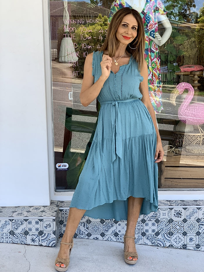 Havira Dress - Teal