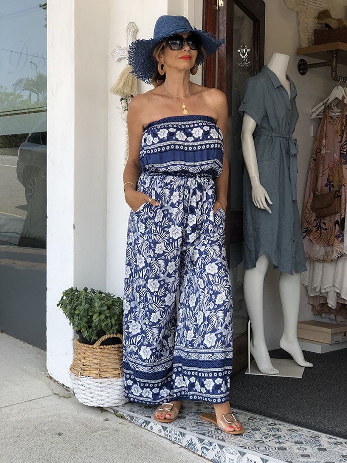 Cilka Jumpsuit - Navy
